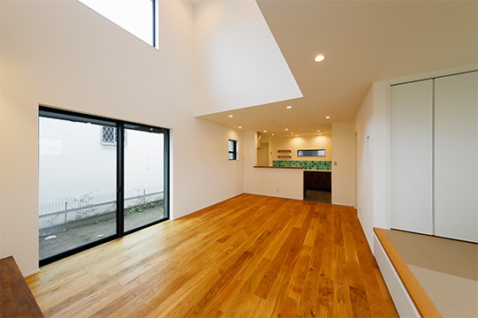 ワンズライフホームの吹き抜けのある家施工事例写真2