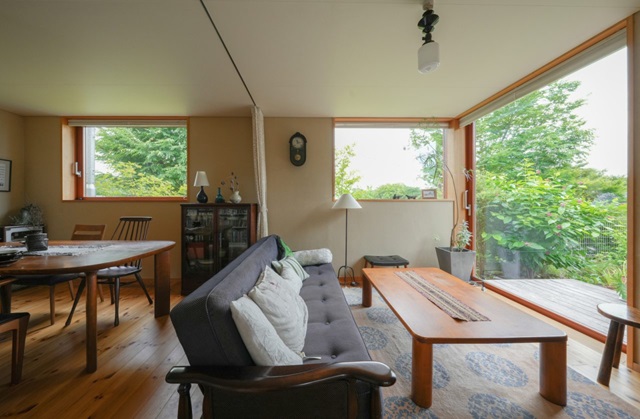 相羽建設の大開口窓のある家施工事例写真1