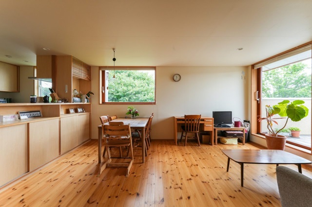 相羽建設の大開口窓のある家施工事例写真2